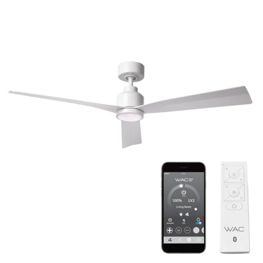 Smart Ceiling Fan - Smart 3-Blade Ceiling Fan 52in Matte