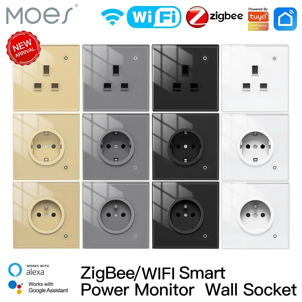 Smart Home Europe - Moes ZigBee Wall Socket WIFI Smart