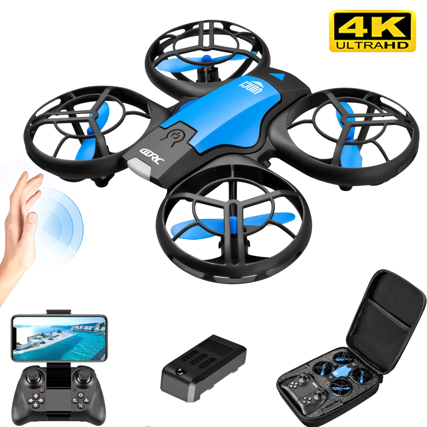 Smart Home Camera - V8 New Mini Drone 4k profession