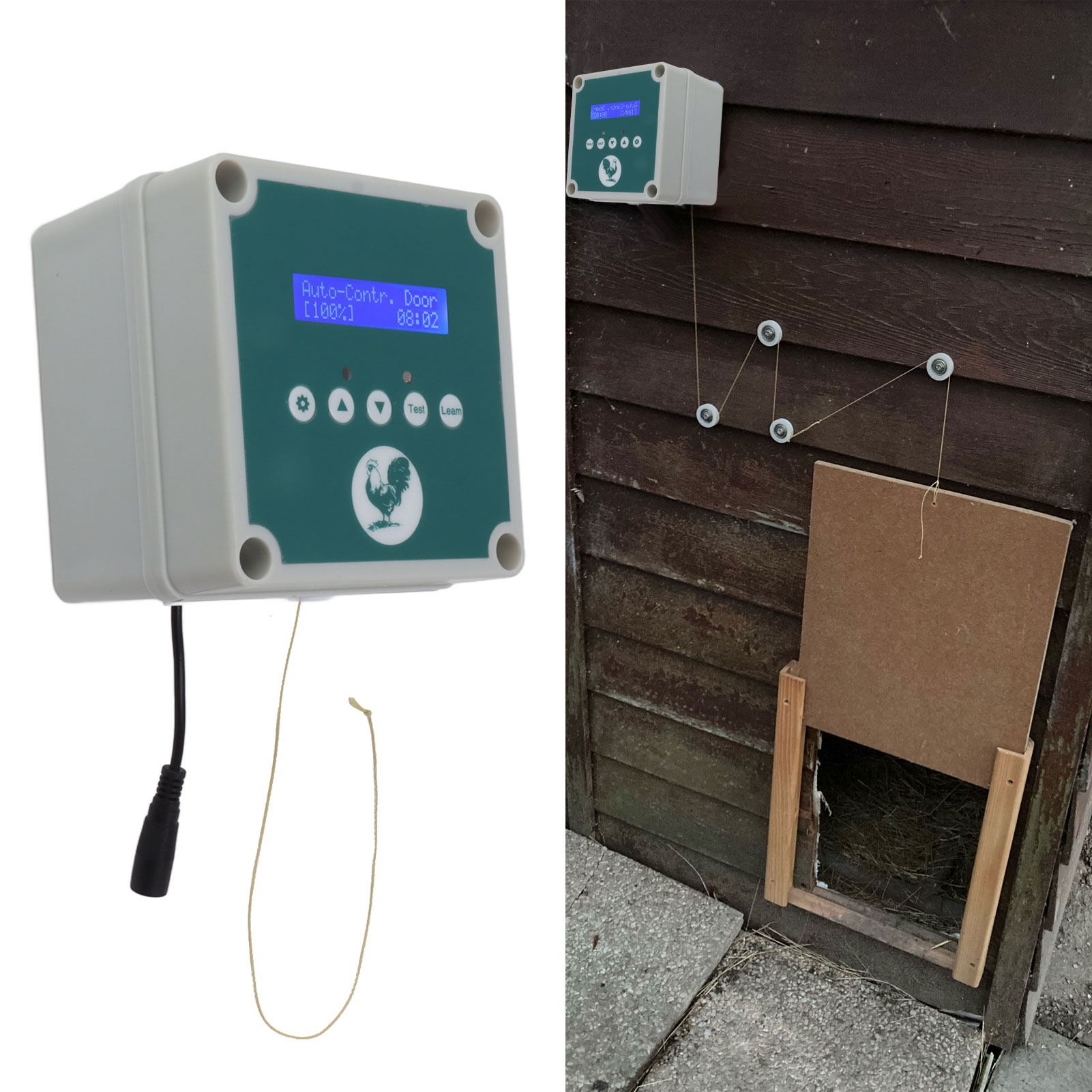 Home Automation Kit - Automatic Chicken Coop Door Controller HD