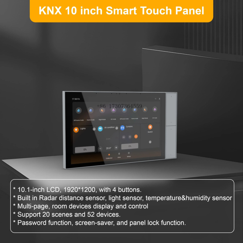 Smart Home Knx System - 2025 Smart Touch Panel for Bus