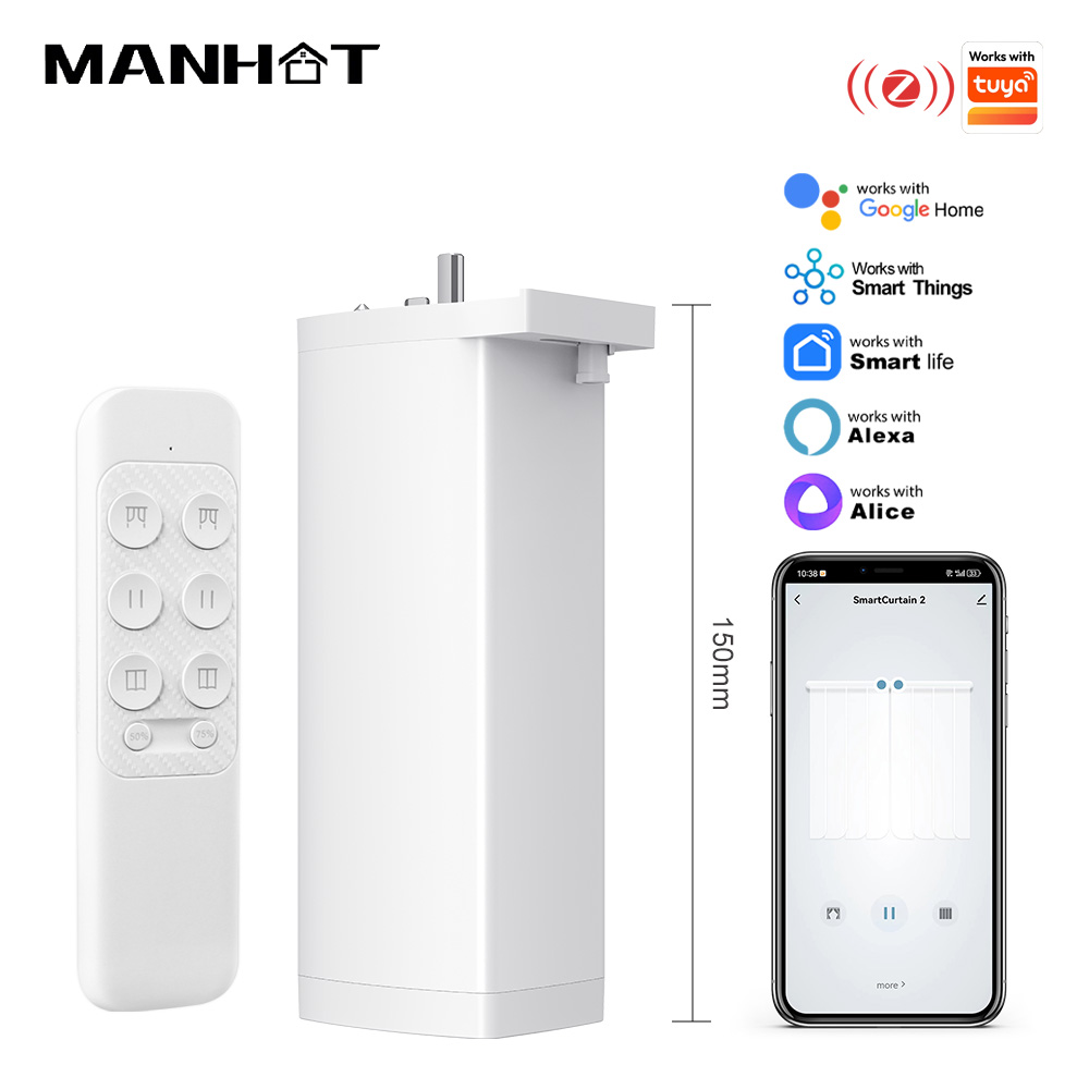 Curtain Motor - Work With Tuya 155MM 4rd Smart
