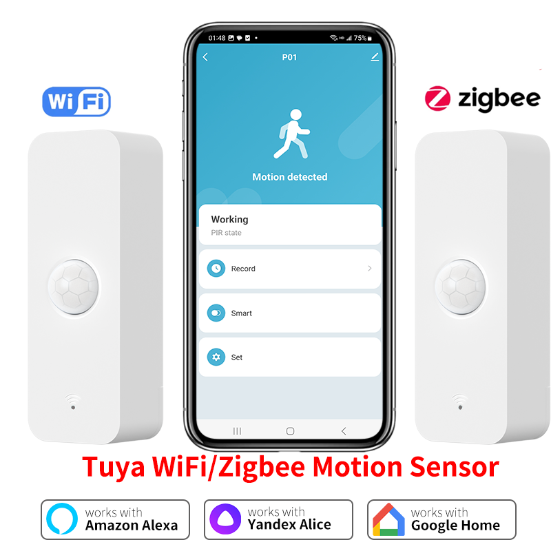 Smart Home Wiz - Tuya WiFi Zigbee PIR Motion Sensor