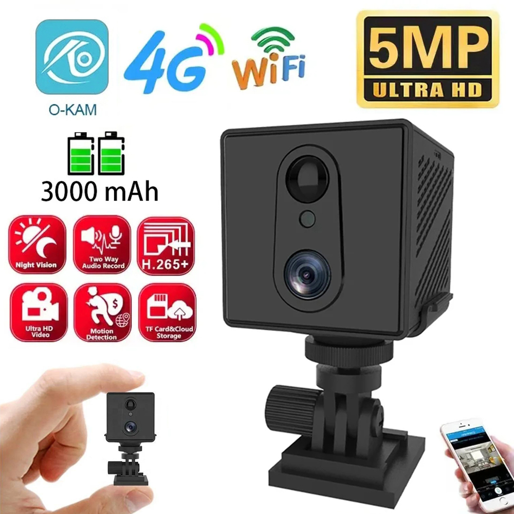 Smart Home Simulation - 5MP 4G SIM Card Mini Camera