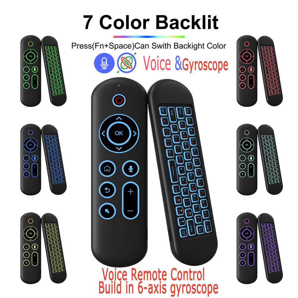 Smart Home Keyboard - Remote Control Air Mouse Voice Gyroscope