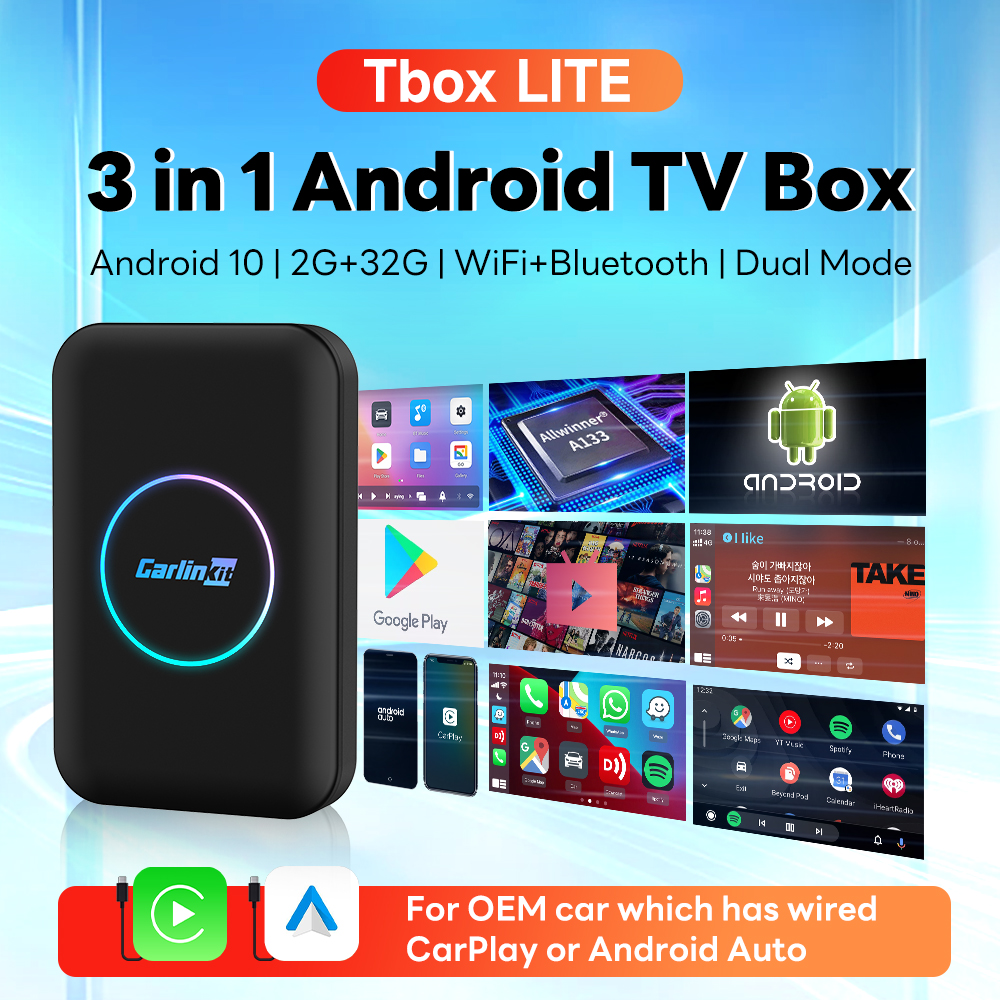 Smart Home Tv - CarlinKit Wireless CarPlay Android TV Ai