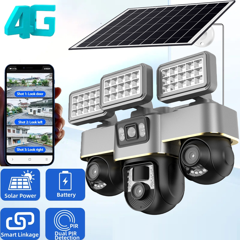 Smart Home Simulation - Solar Camera 4G With Sim Card
