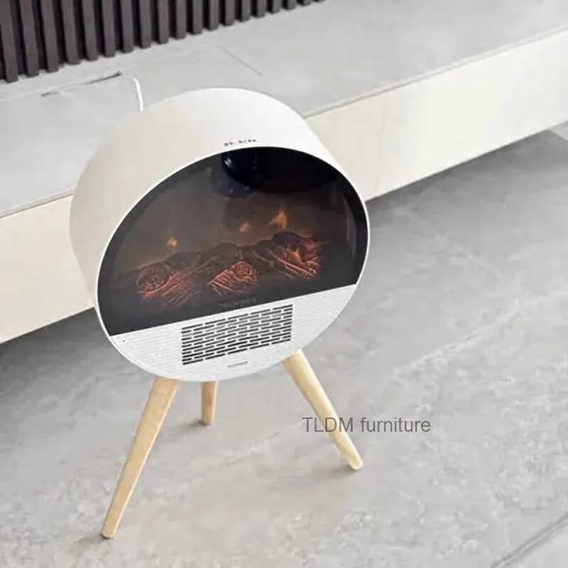 Smart Home Simulation - Modern Smart Living Room Fireplaces Heater