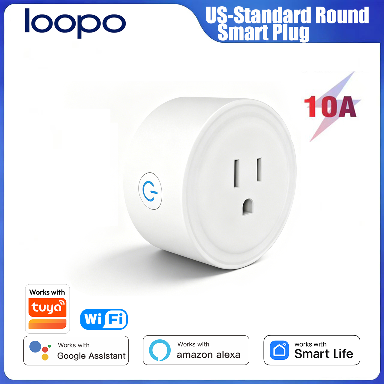 Tuya WiFi US Round 10A Smart P - Smart Home Wiz recensie en prijs