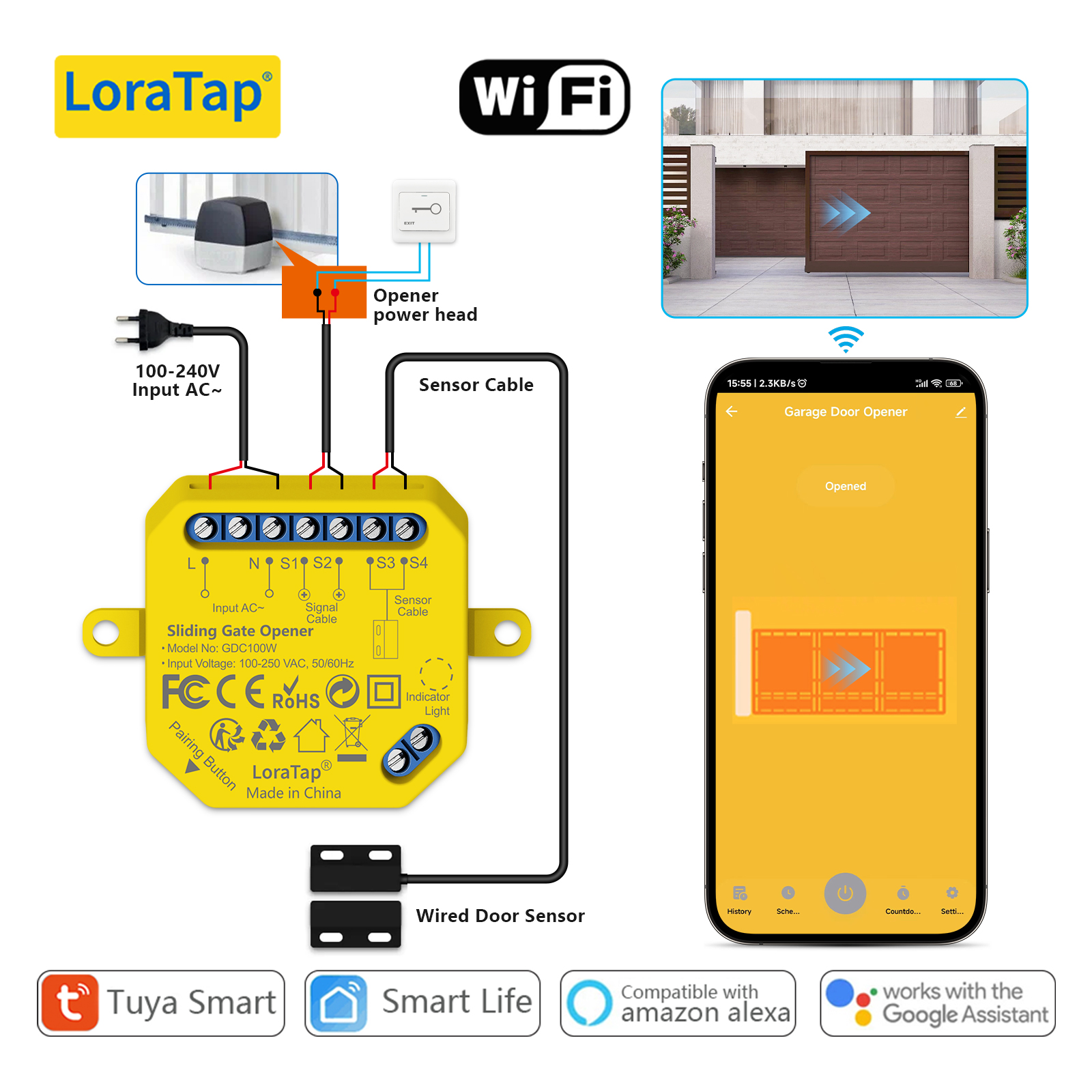 Tuya Smart Life Sliding Gate O - Smart Home Europe recensie en prijs