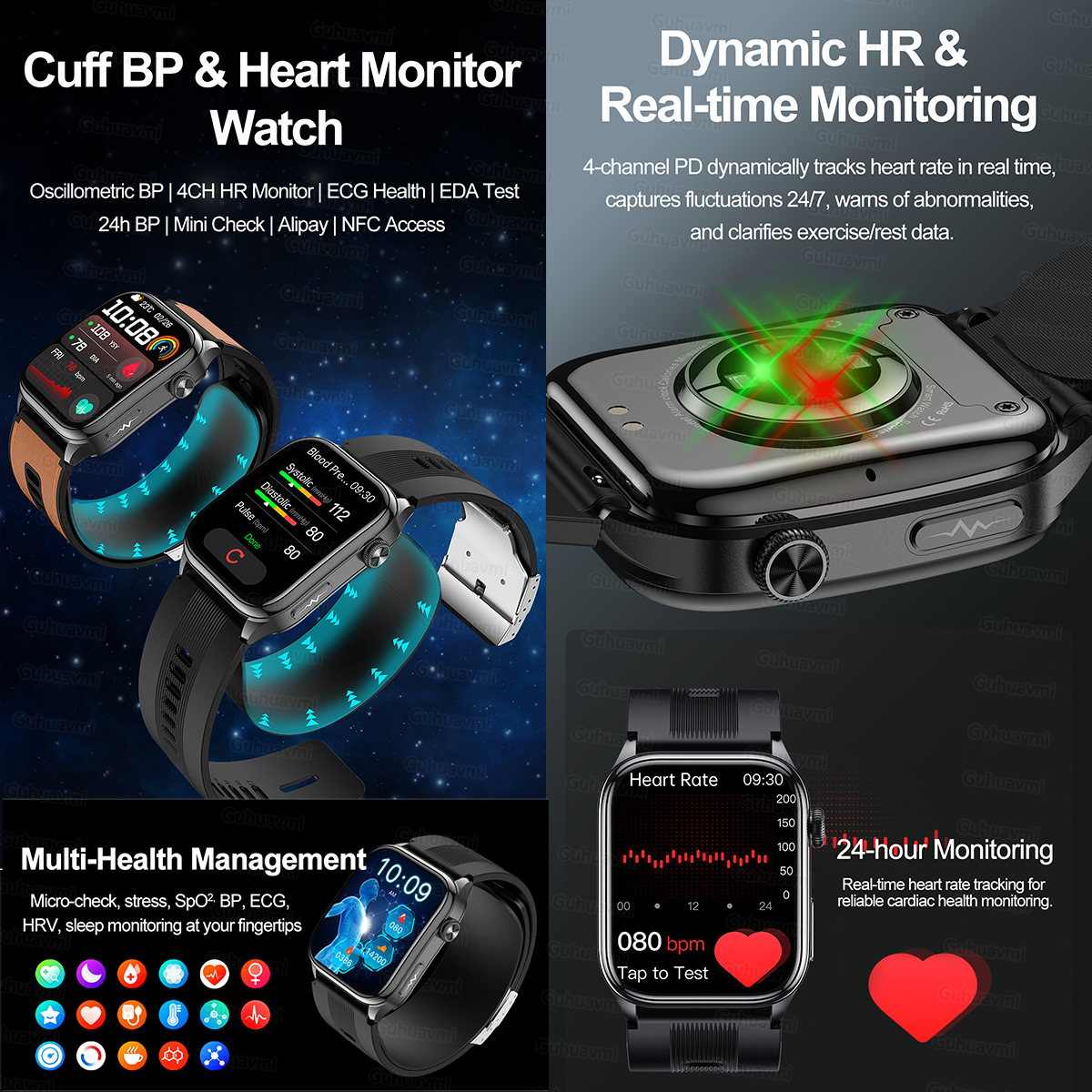 Sapphire Smartwatch AMOLED Scr - Smart Home Os recensie en prijs