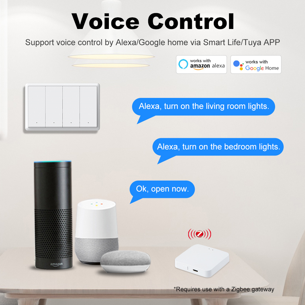 Manhot Smart zigbee Switch No  - Smart Home Alexa recensie en prijs