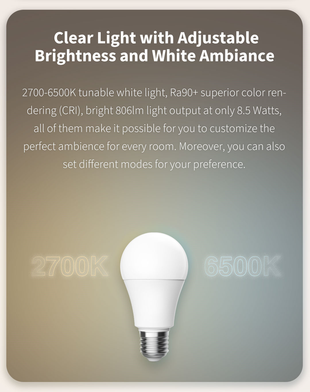 Aqara Smart LED Bulb T1 Zigbee - Smart Home Os recensie en prijs
