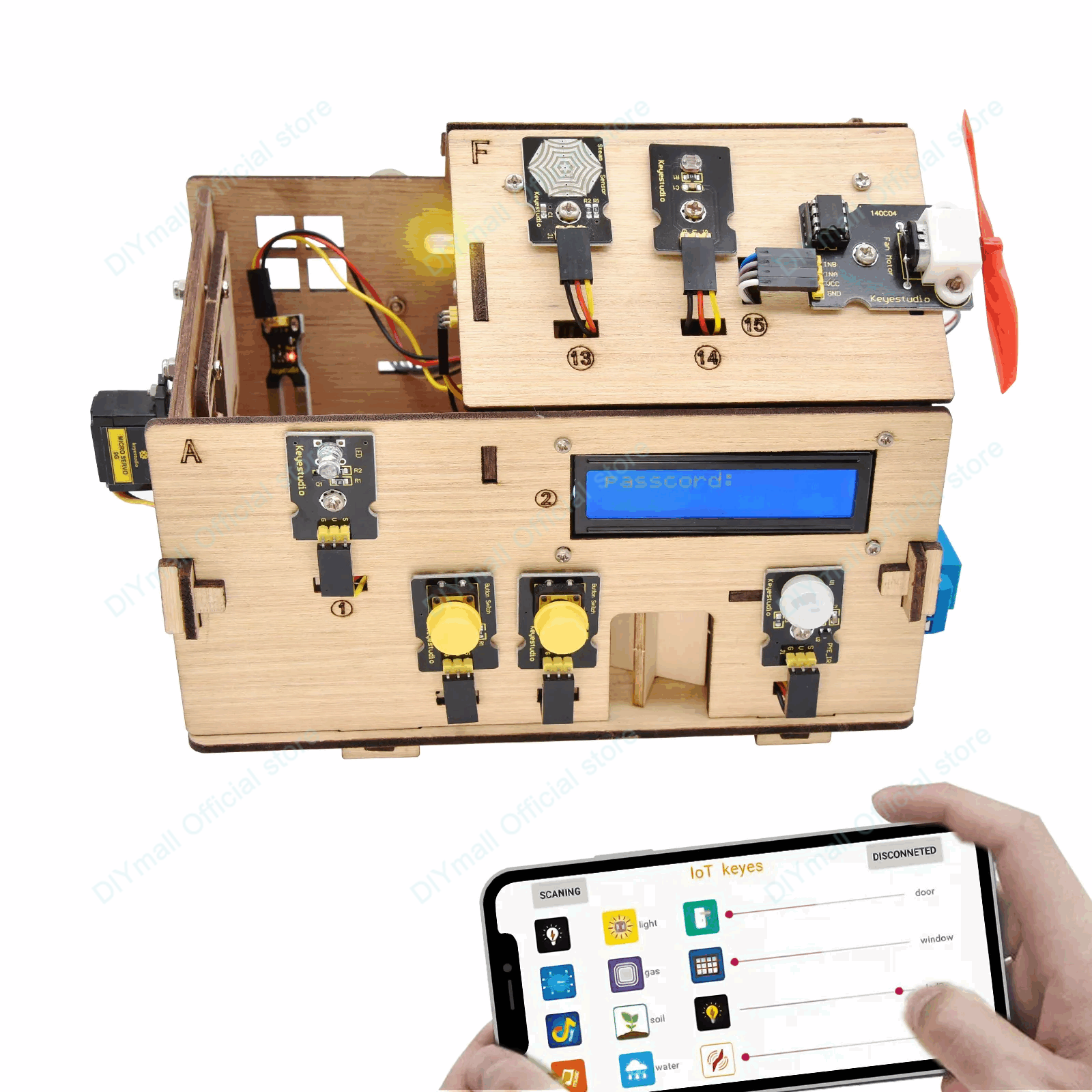 Keyestudio Smart IoT Home Kit  - Home Automation Kit recensie en prijs