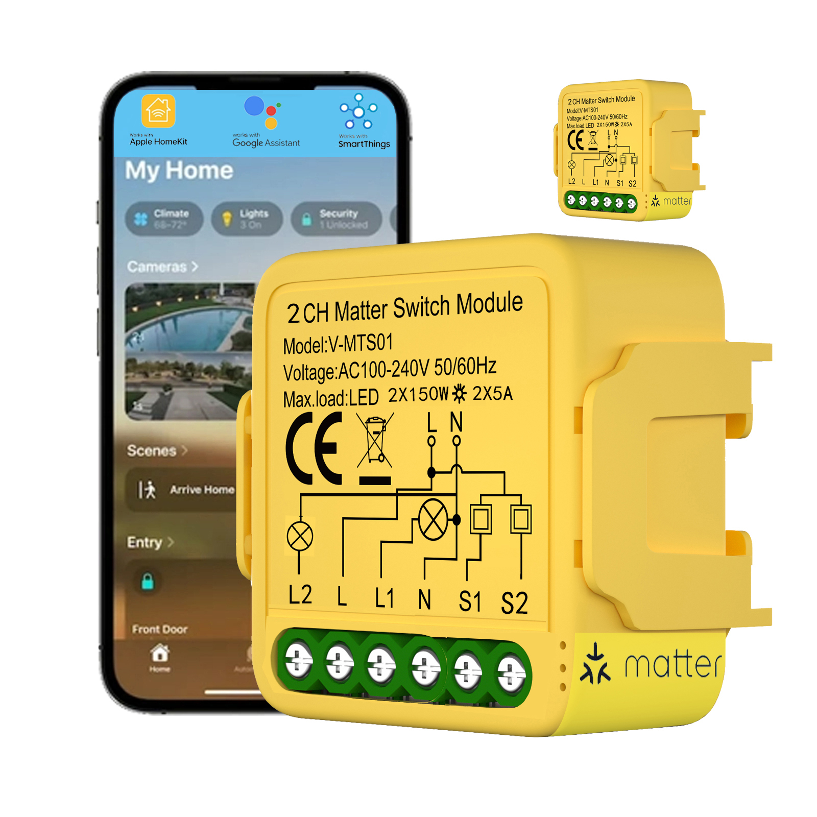 Matter Smart Switch Module WIF - Smart Home Alexa recensie en prijs