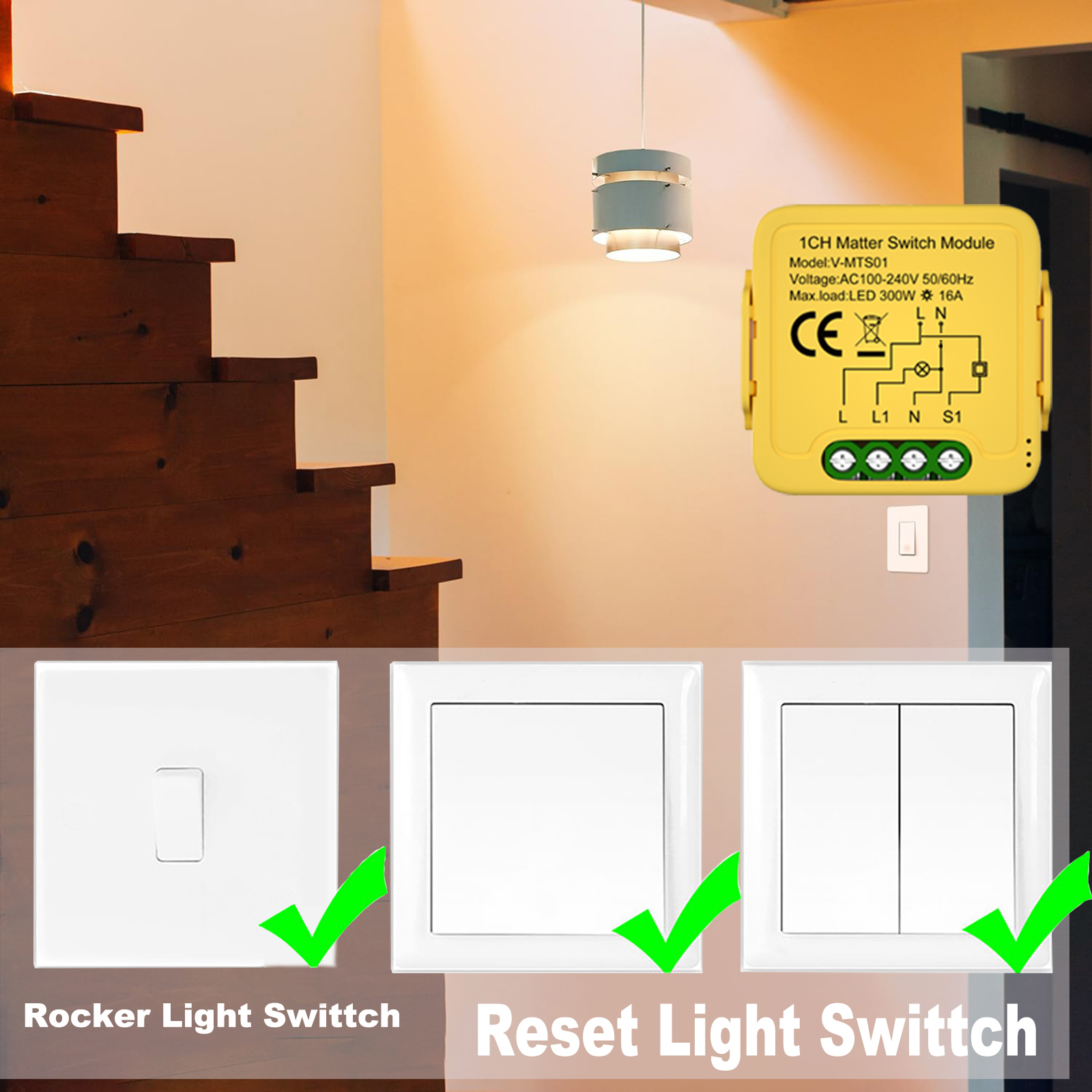 Matter Smart Switch Module WIF - Smart Home Alexa recensie en prijs