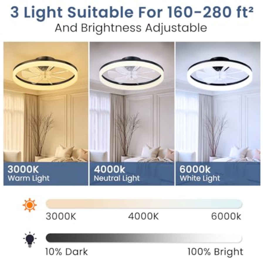 Ceiling Fan with Light, 20
