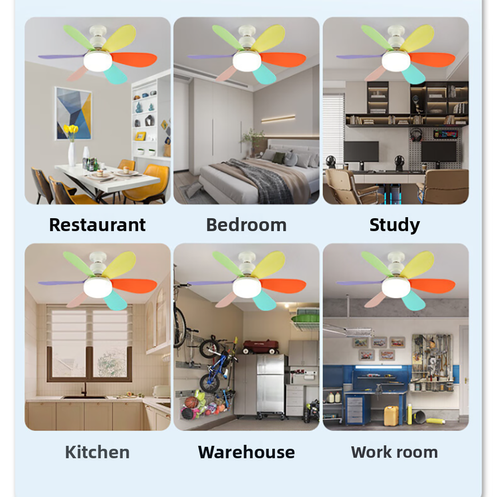 E27 base household silent ceil - Smart Ceiling Fan recensie en prijs
