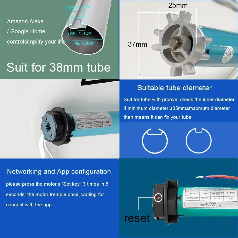 SZMYQ 25mm 2N Tuya Smart Curta - Smart Home Alexa recensie en prijs