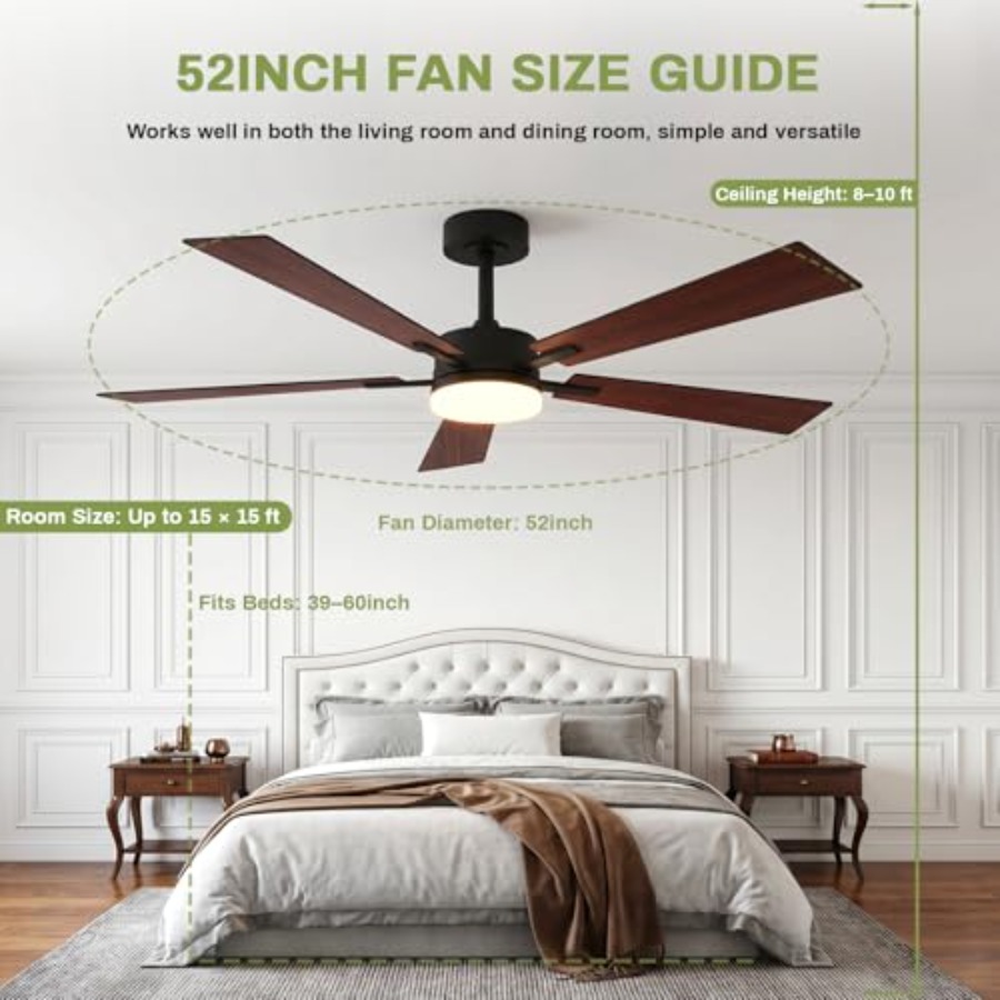 Bedroom living room dining roo - Smart Ceiling Fan recensie en prijs