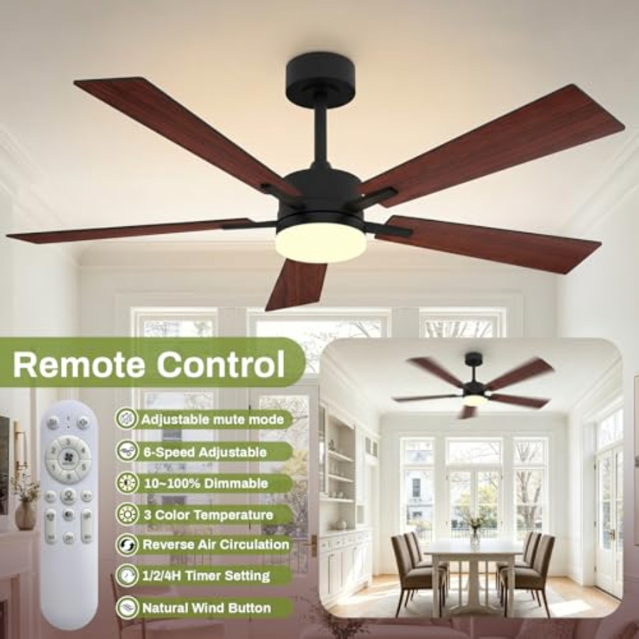 Bedroom living room dining roo - Smart Ceiling Fan recensie en prijs