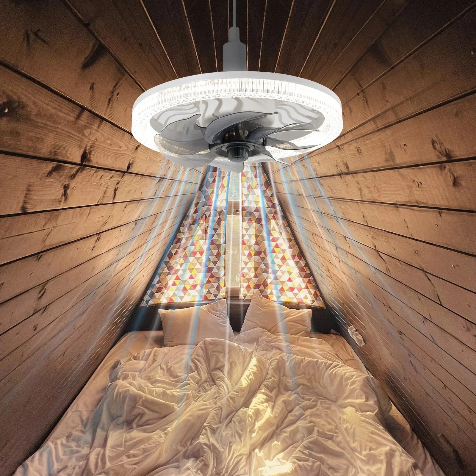 Smart LED Ceiling Fan Light wi - Smart Ceiling Fan recensie en prijs