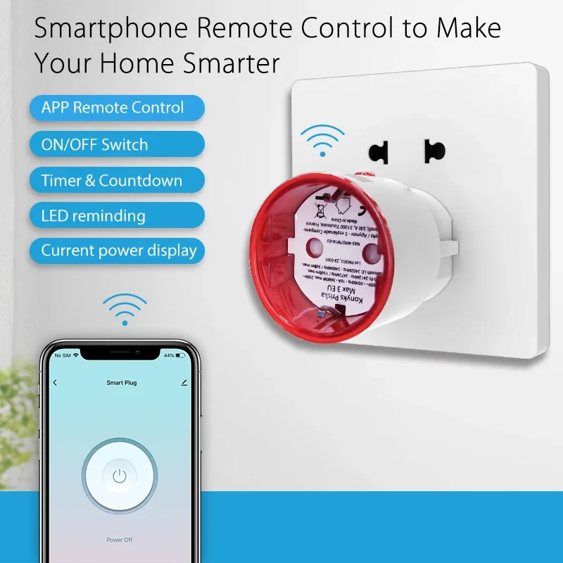 Tuya WiFi Smart Plug Socket EU - Smart Home Europe recensie en prijs
