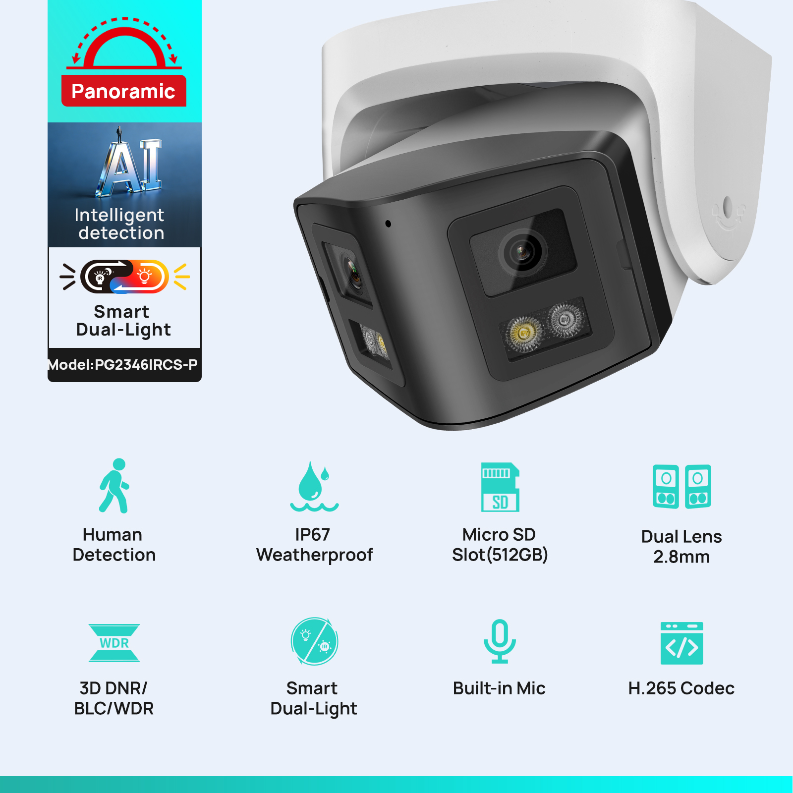 Vikylin 4MP Panoramic Smart Du - Smart Home Nas recensie en prijs