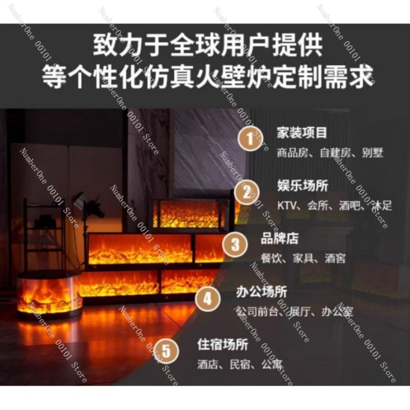 Smart Atomized Fireplace with  - Smart Home Simulation recensie en prijs