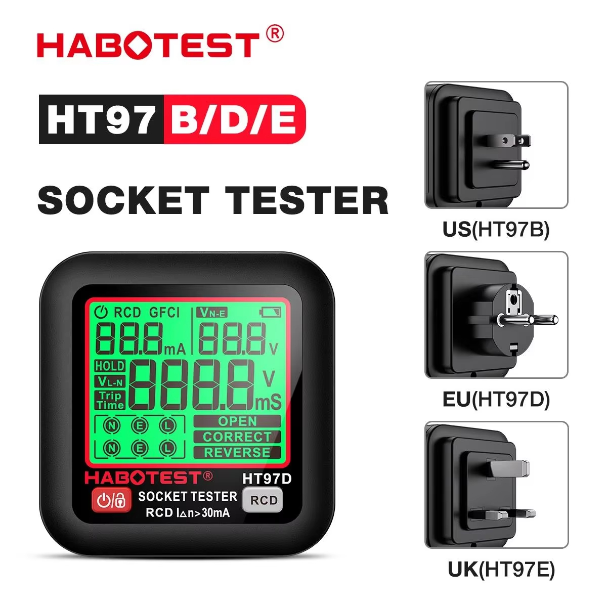 HABOTEST HT97 Digital Socket T - Smart Home Europe recensie en prijs