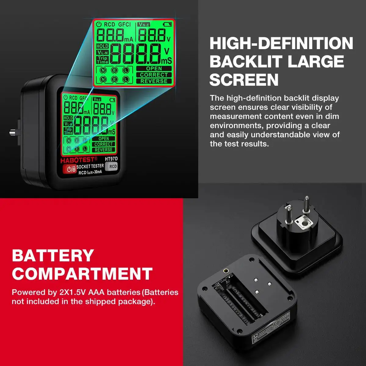HABOTEST HT97 Digital Socket T - Smart Home Europe recensie en prijs