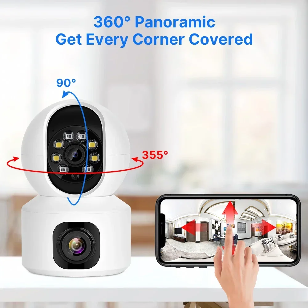Dual Lens 2K 4MP PTZ Camera |  - Smart Home X10 recensie en prijs
