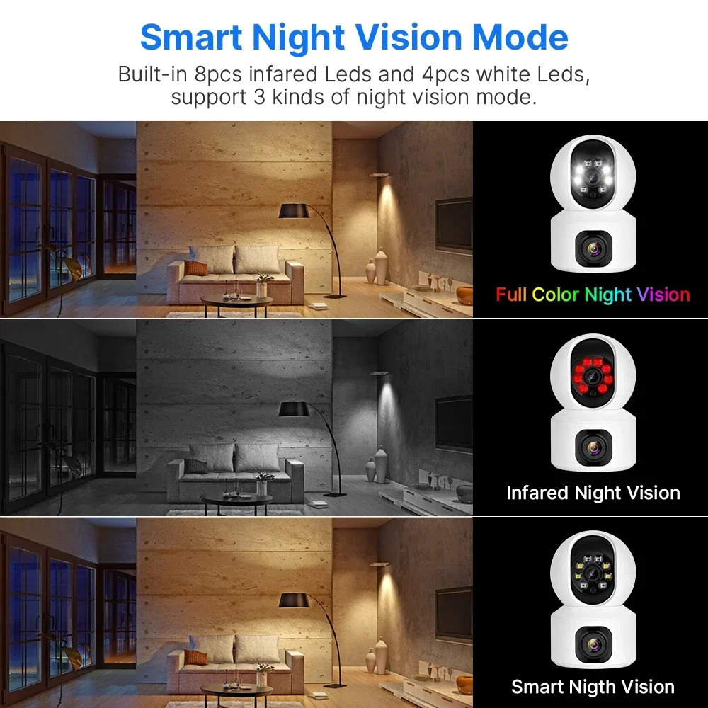 Dual Lens 2K 4MP PTZ Camera |  - Smart Home X10 recensie en prijs