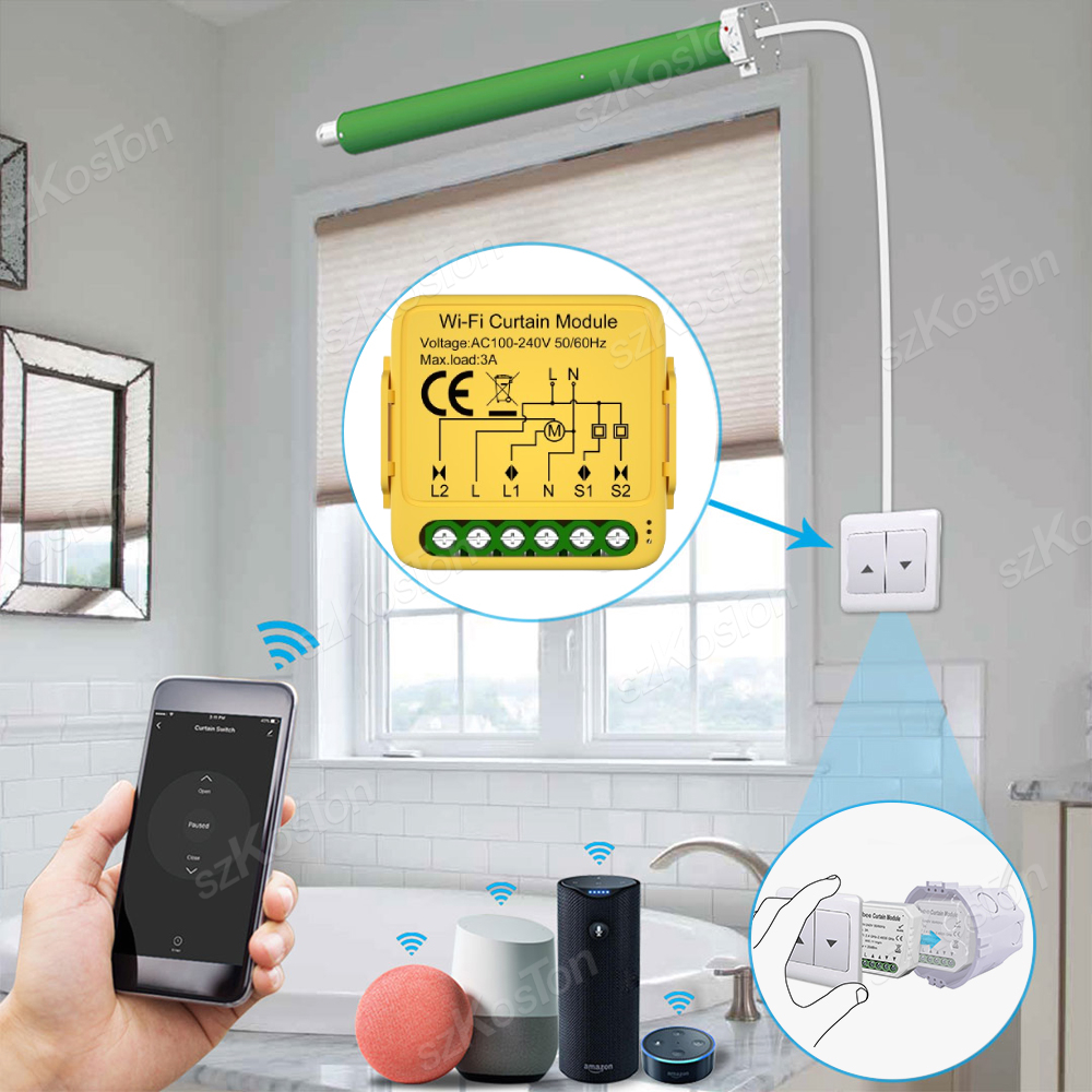 Tuya ZigBee WiFi Smart Curtain - Home Automation Kit recensie en prijs