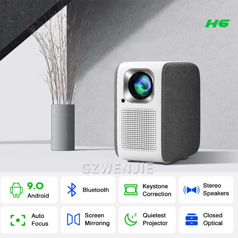 H6 Mini Projector LED 1080P Fu - Smart Home Tv recensie en prijs