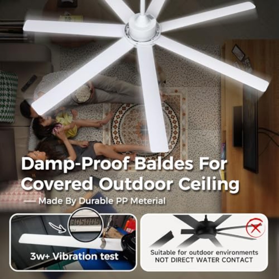 62 Inch Large Smart Ceiling Fa - Smart Ceiling Fan recensie en prijs