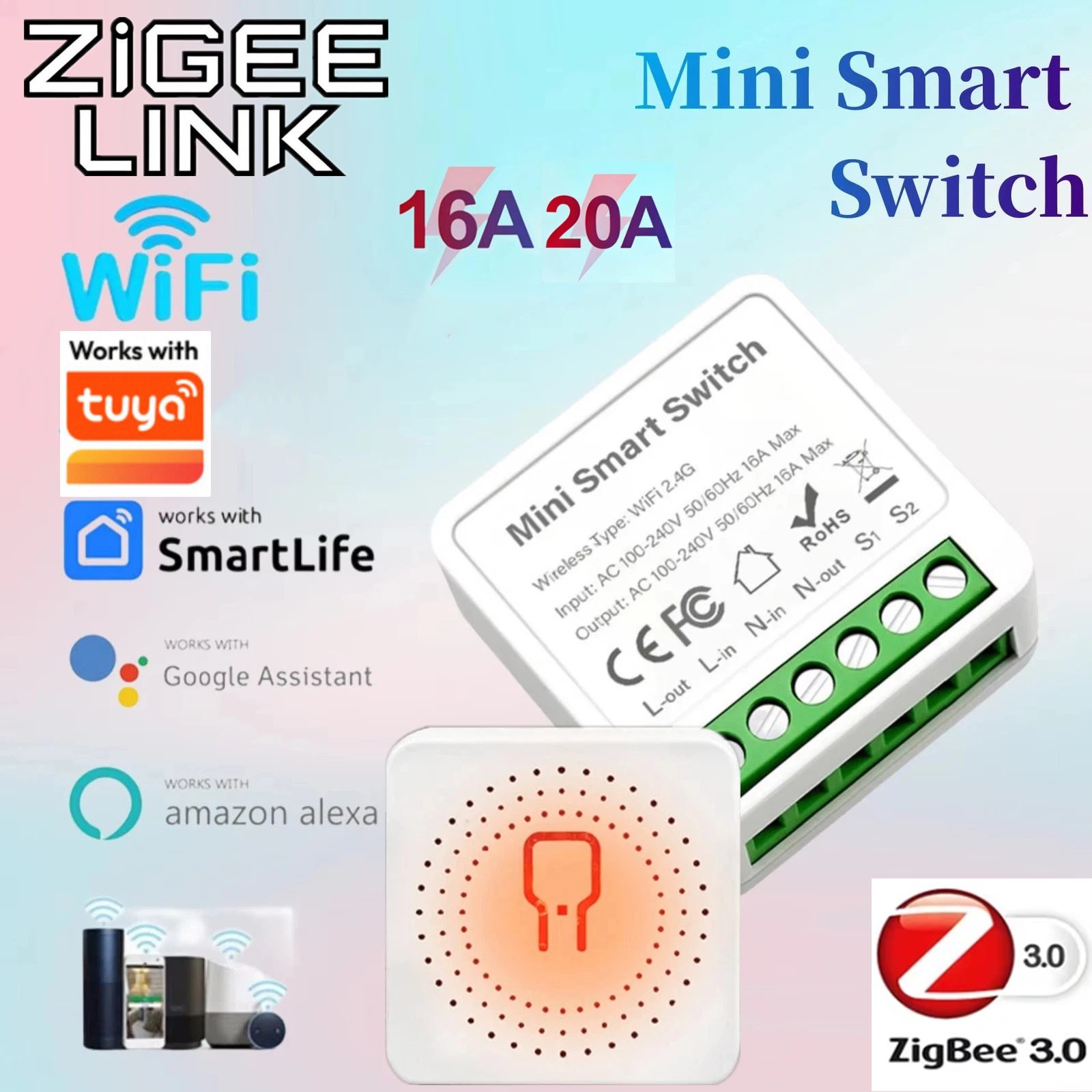 For Tuya Mini Smart WiFi Switc - Smart Home Wiz recensie en prijs
