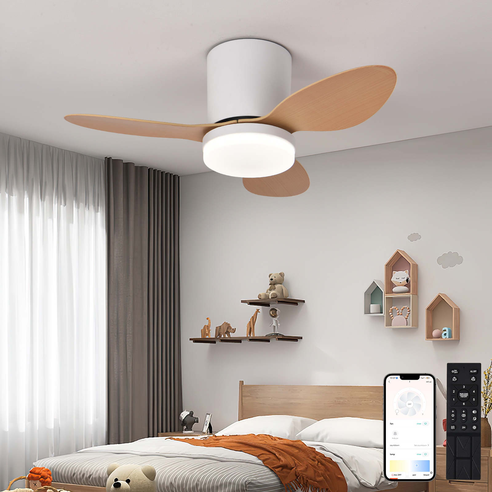 Silent and powerful ceiling fa - Smart Ceiling Fan recensie en prijs