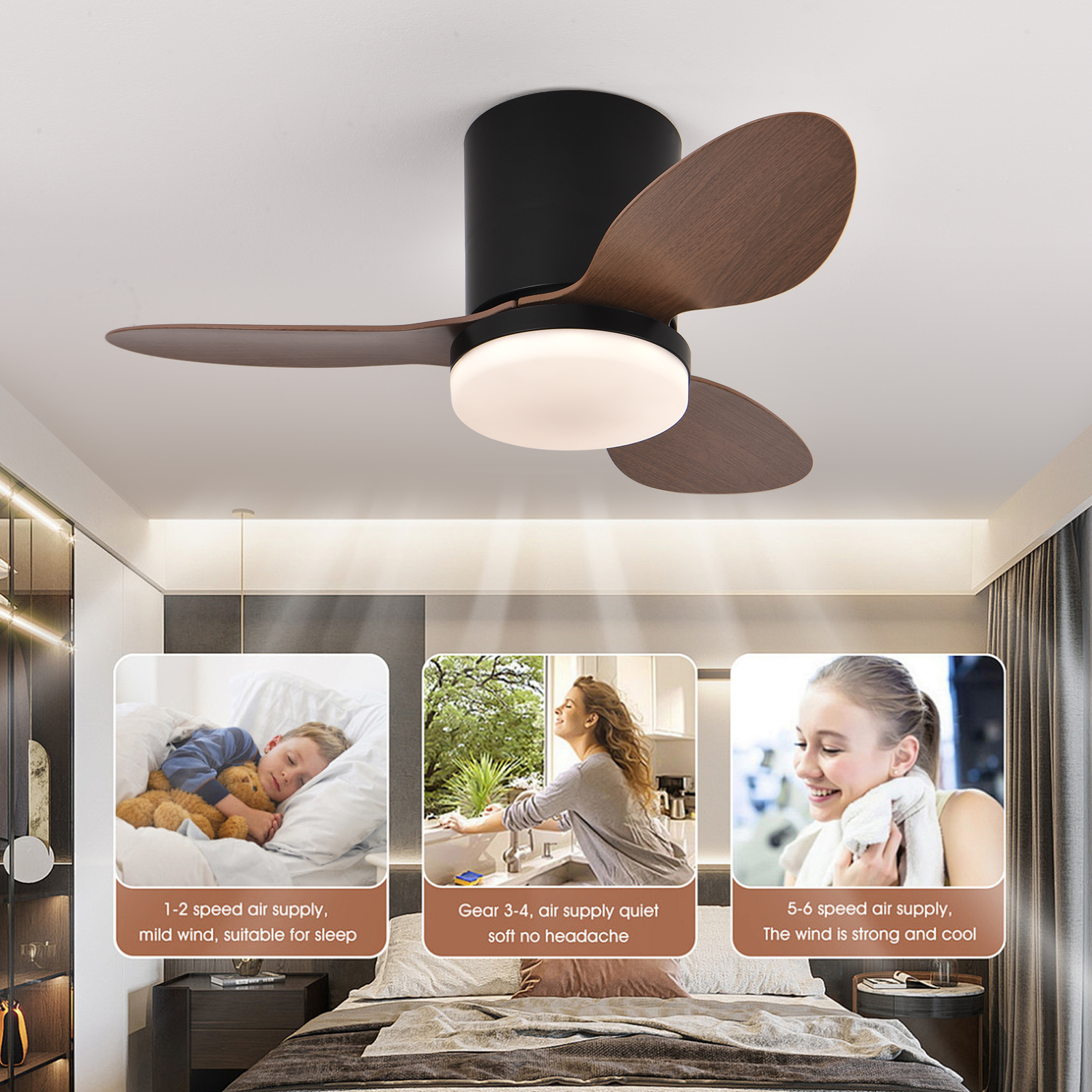 Silent and powerful ceiling fa - Smart Ceiling Fan recensie en prijs