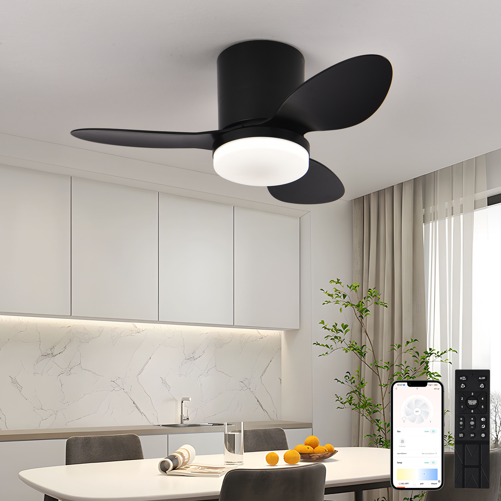 Silent and powerful ceiling fa - Smart Ceiling Fan recensie en prijs