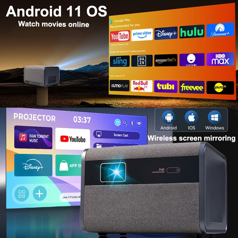 Huaweishi-J10 LED Projector, 1 - Smart Home X10 recensie en prijs