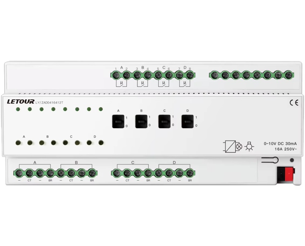 KNX/EIB 4-channel 1-10V dimmer - Smart Home Knx System recensie en prijs