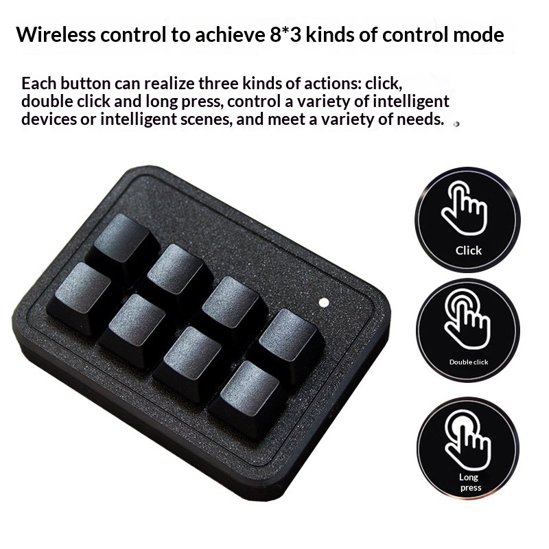 8-Button MIini Keyboard Remote - Smart Home Keyboard recensie en prijs