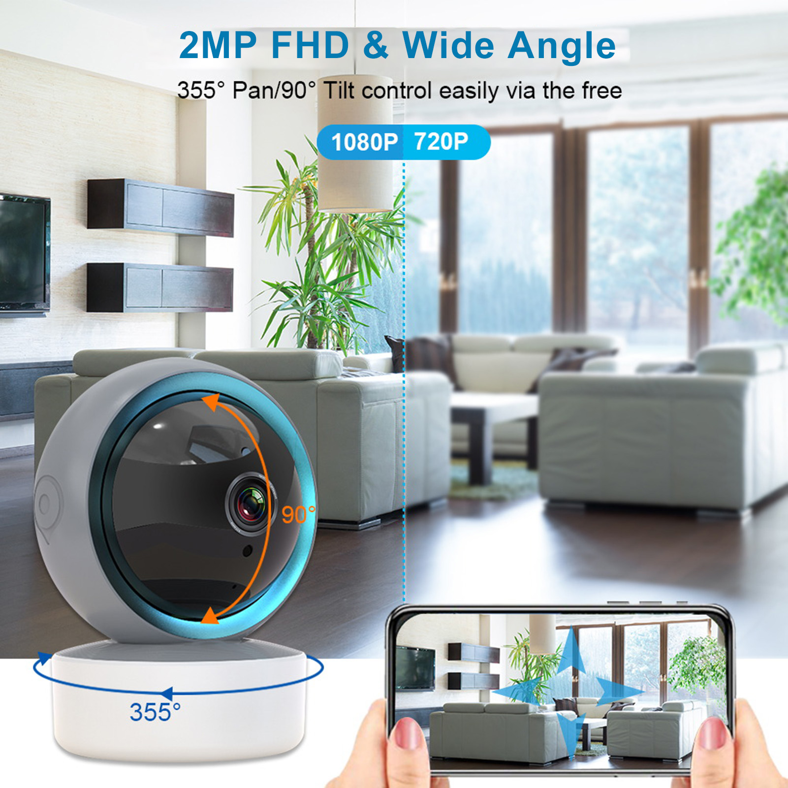 Pets Camera with 2 Way Interco - Smart Home Camera recensie en prijs