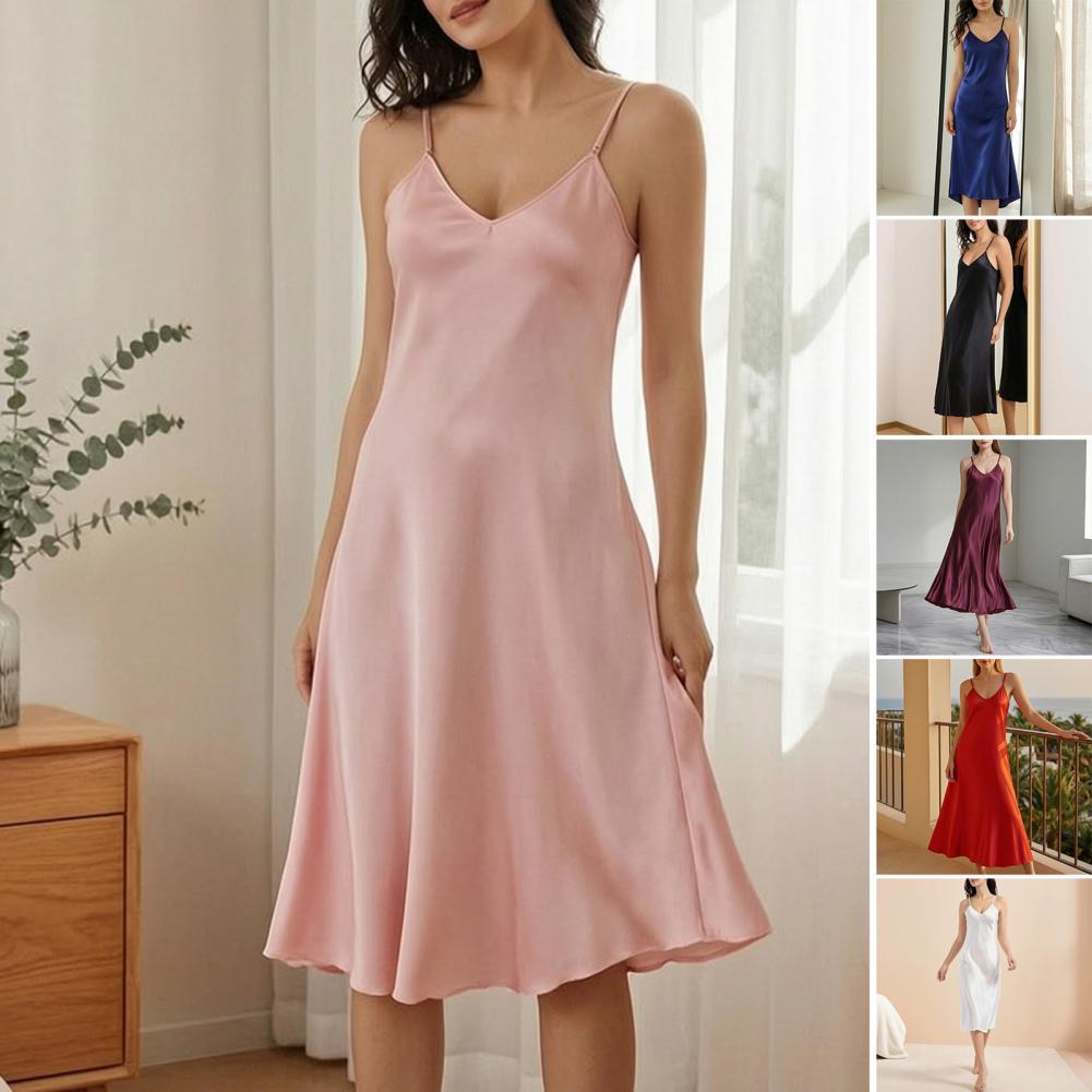 Sexy Nightdress Deep Neck Slee - Smart Home Simulation recensie en prijs