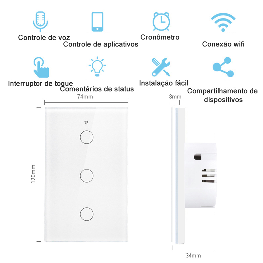 Tuya WiFi Smart Touch Switch 1 - Homesmart Online recensie en prijs