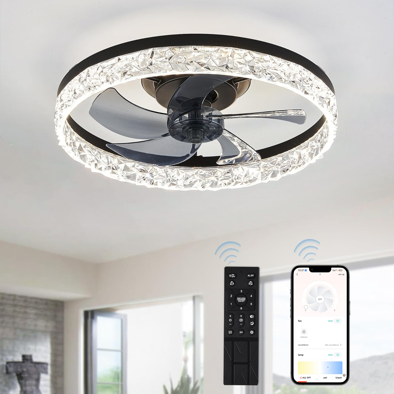 Modern LED Ceiling Fan Lmap Re - Smart Ceiling Fan recensie en prijs