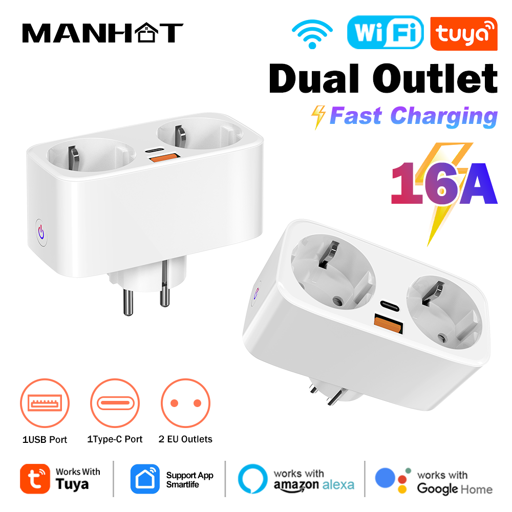 Tuya 16A WiFi Smart EU Plug PD - Smart Home Europe recensie en prijs