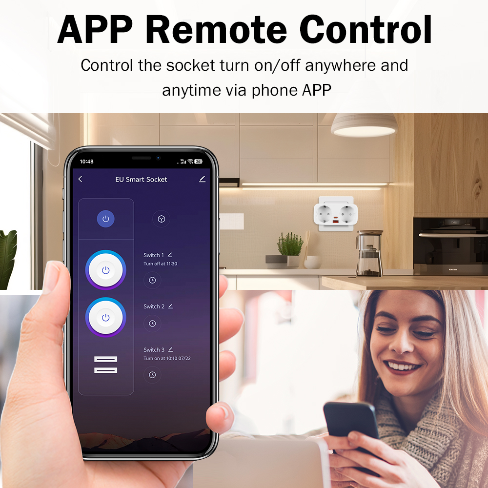 Tuya 16A WiFi Smart EU Plug PD - Smart Home Europe recensie en prijs