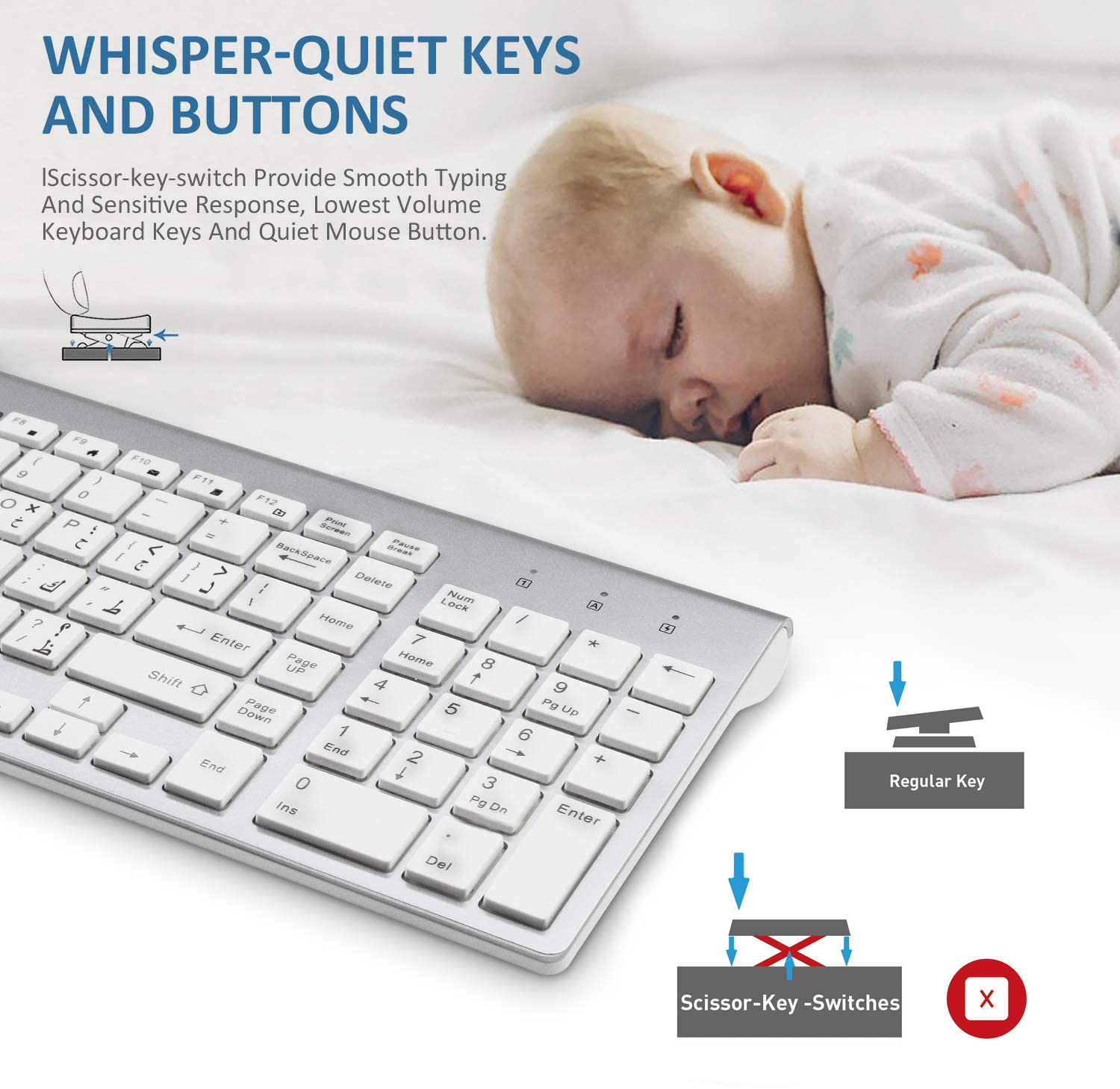 Arabic Enghish Character Slim  - Smart Home Keyboard recensie en prijs